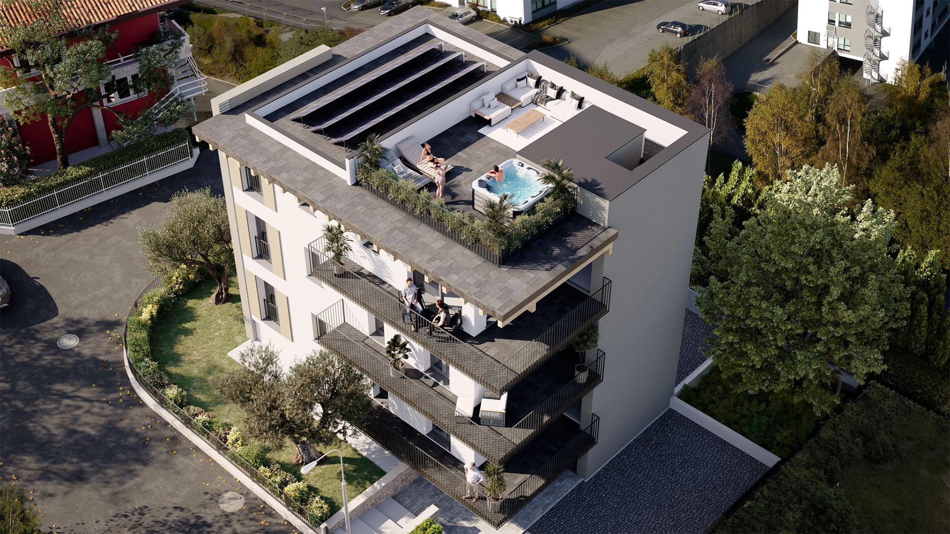 Ristrutturazione con sopralzo di edificio residenziale